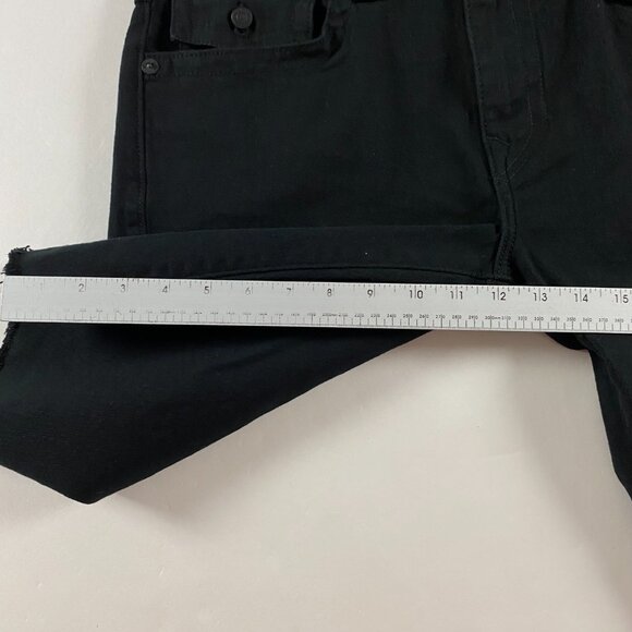 NWT True Religion Ricky Relaxed Straight Jean Shorts Men's 31 Measures 34 Black - Picture 15 of 15